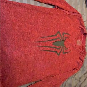 Long sleeve spider man shirt